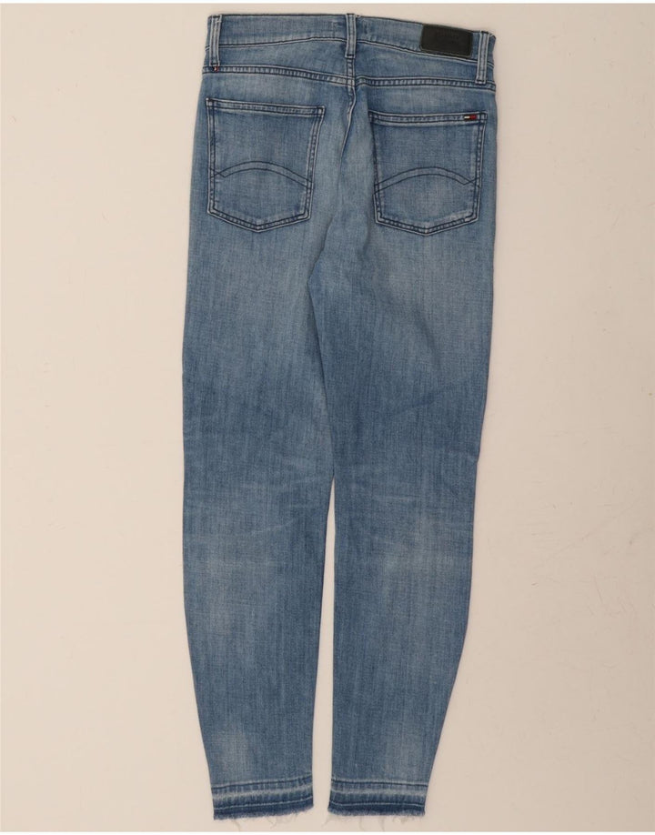 TOMMY HILFIGER Womens Slim Jeans W27 L27 Blue Cotton Vintage Tommy Hilfiger and Second-Hand Tommy Hilfiger from Messina Hembry 