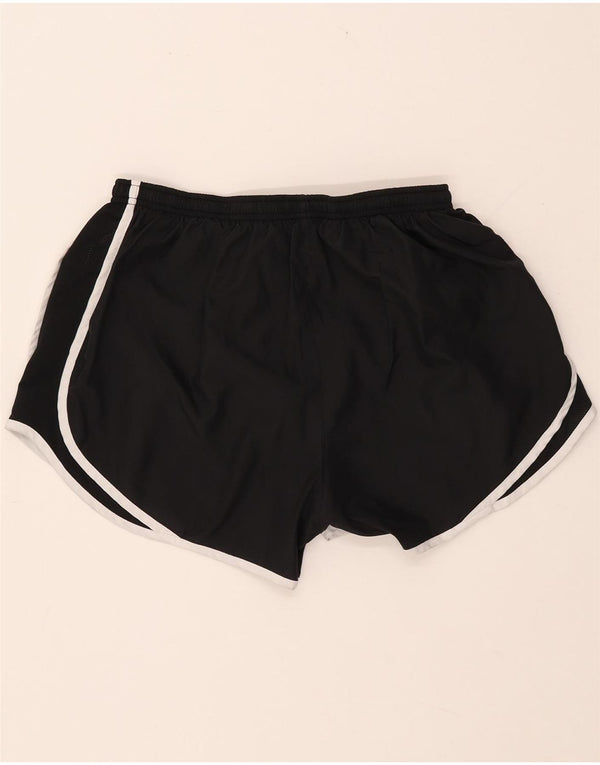 Shorts esportivos femininos NIKE Dri Fit UK 14 grandes pretos