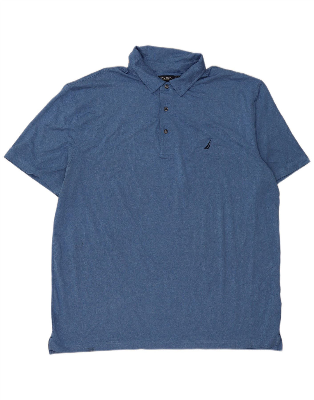 Camisa polo masculina Nautica 2XL poliéster azul