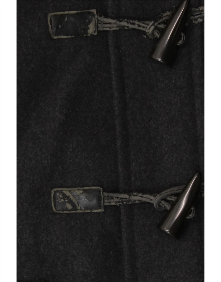 Jaqueta Duffle com Capuz Masculino Zara Reino Unido 38 Cinza Médio