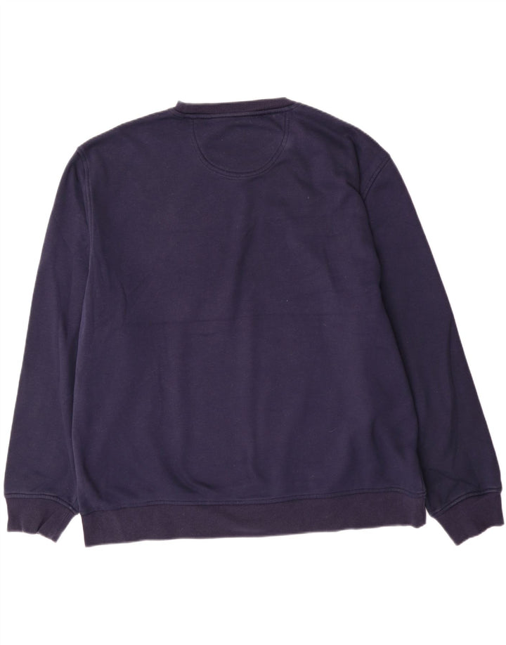 Izod moletom masculino jumper 2XL poliéster azul marinho