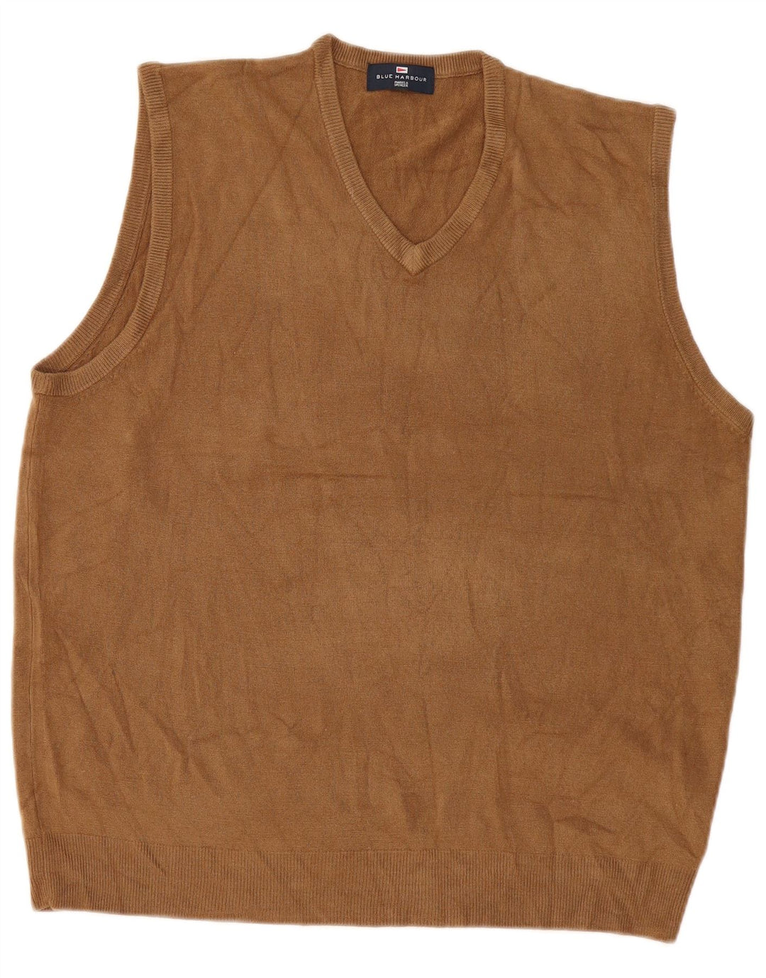 Regata masculina Marks & Spencer com colete XL bege acrílico
