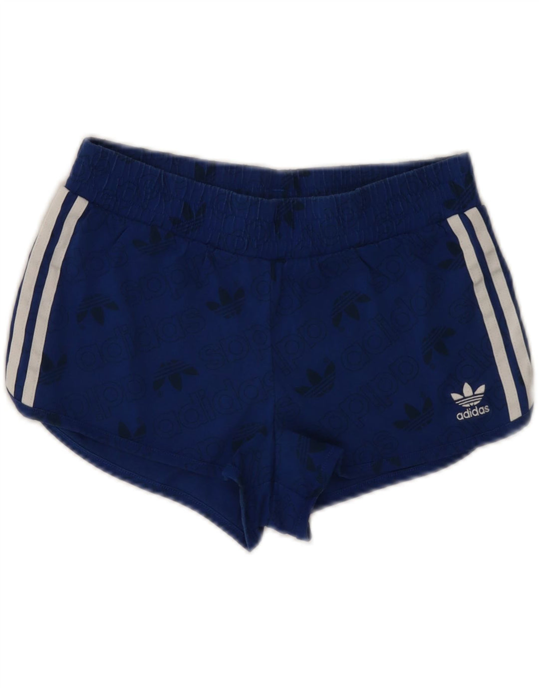 Shorts esportivos gráficos femininos ADIDAS UK 8 pequeno azul