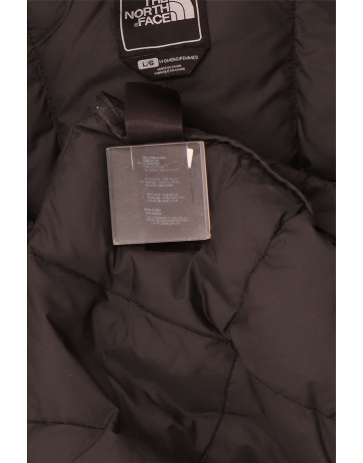 Casaco acolchoado com capuz feminino THE NORTH FACE Reino Unido 40 grande nylon preto