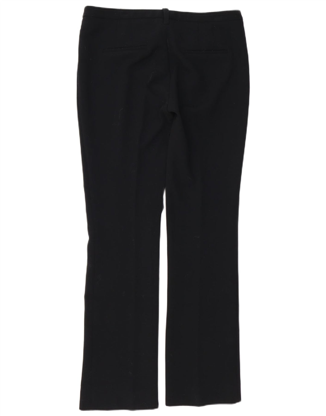 Calça feminina ZARA de terno reto grande W30 L32 preta