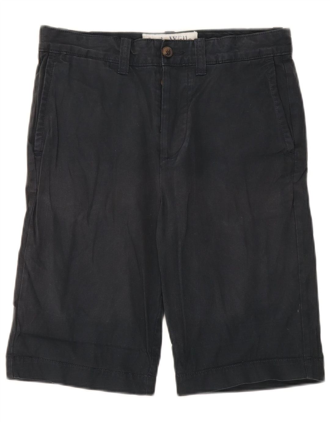 Shorts Chino feminino Jack Wills W28 médio algodão azul marinho