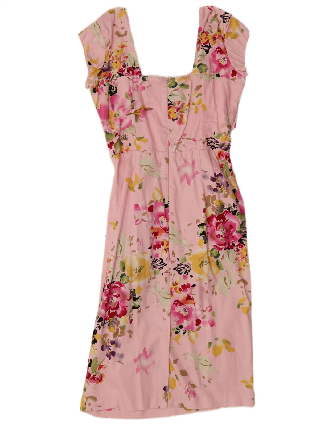 THE PRETTY DRESS COMPANY Vestido bainha feminino UK 14 grande rosa floral