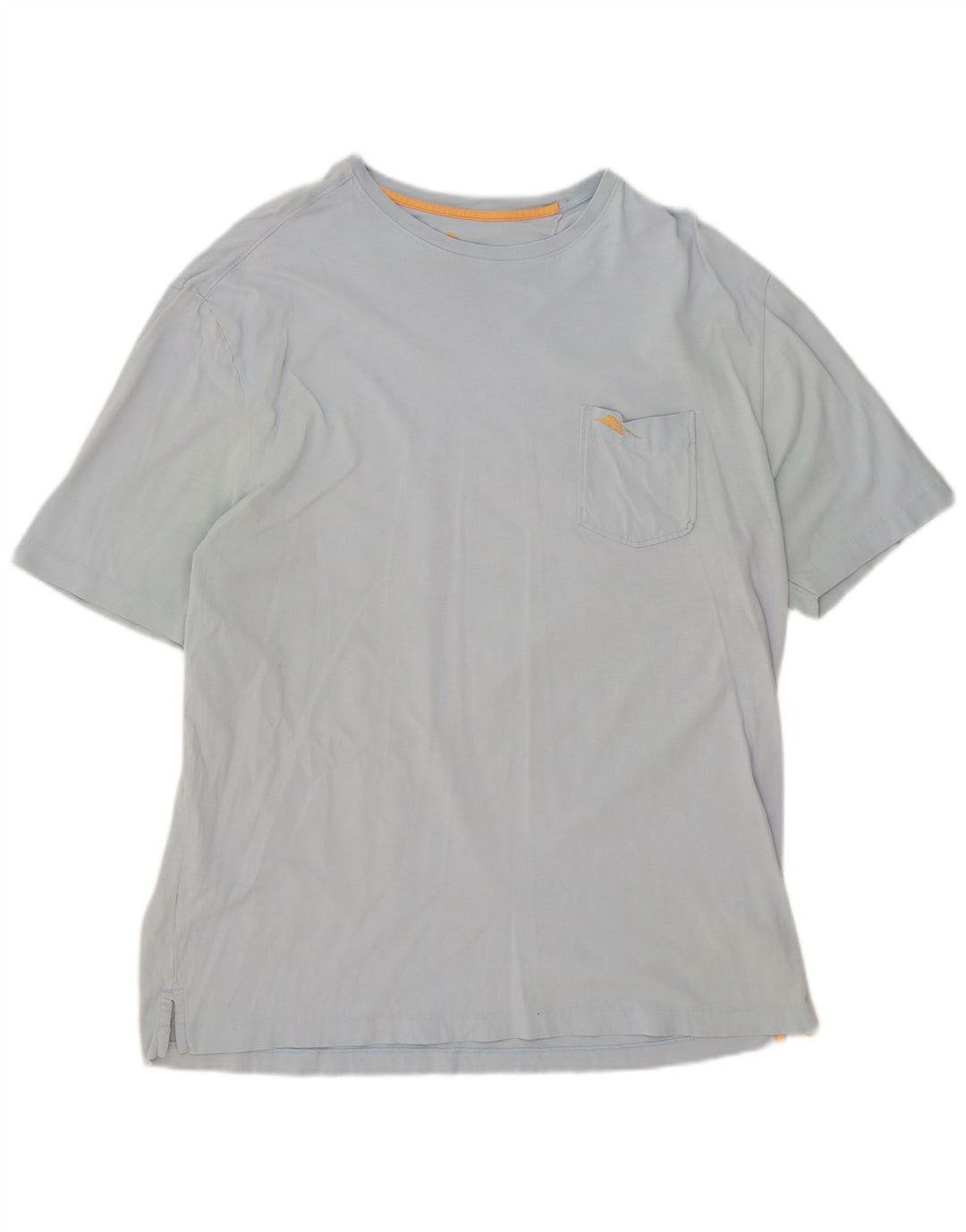Tommy Bahama Camiseta masculina relaxada top grande algodão azul