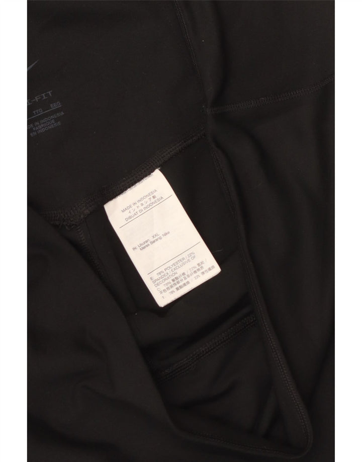 Leggings Nike Dri Fit Feminino UK 20 2XL Preto Poliéster