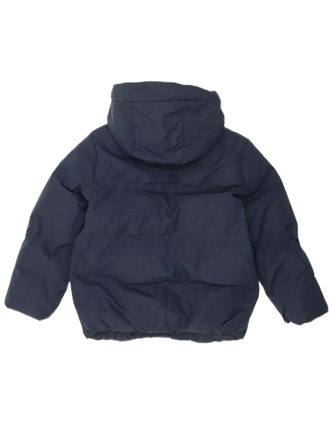 Casaco acolchoado com capuz Zara para meninas 8-9 anos azul marinho poliéster