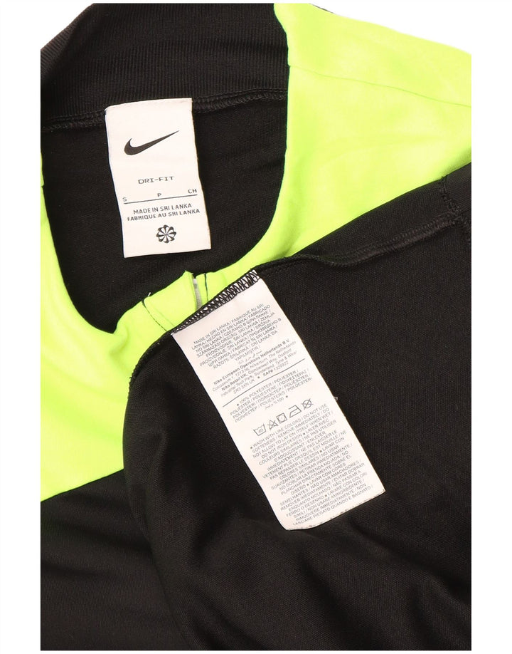 Top gráfico masculino Nike The FA Referee manga comprida pequeno bloco colorido preto