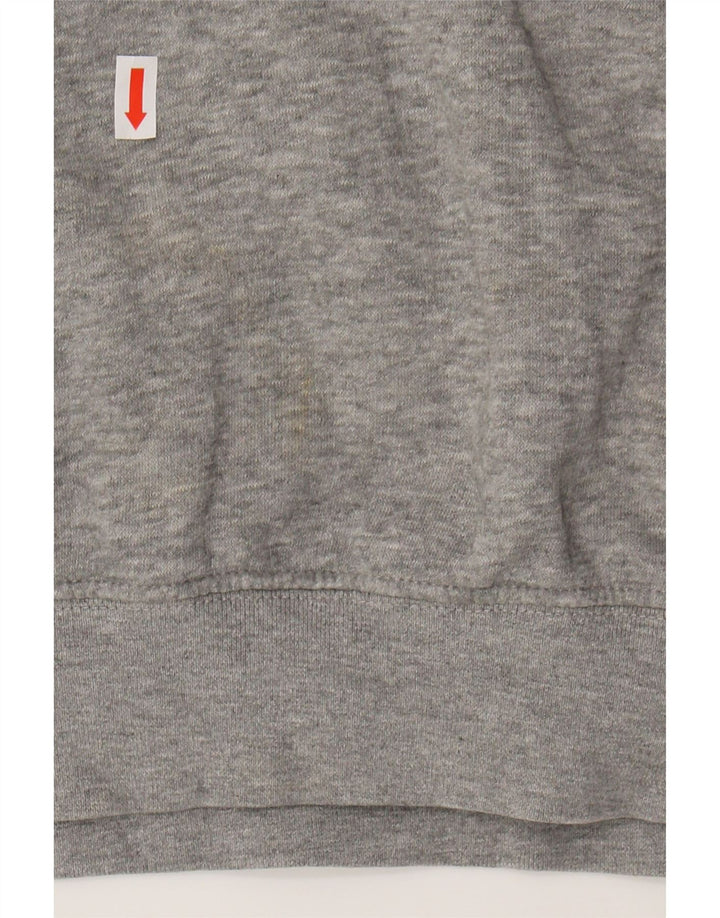 CHAMPION Suéter masculino com zíper e pescoço XS algodão cinza