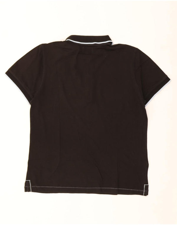 Camisa polo masculina Energie média preta