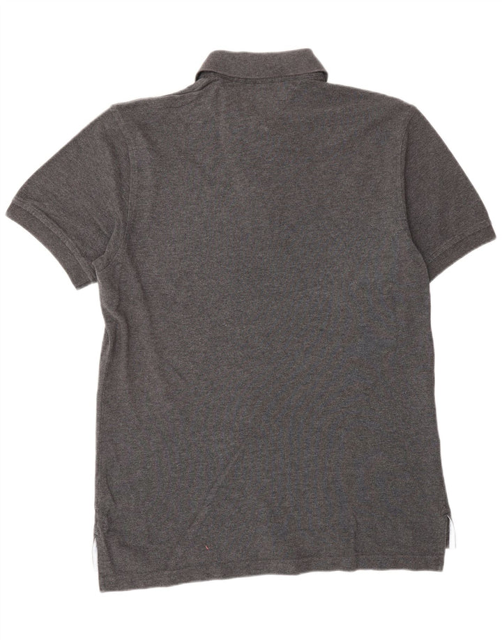 Camisa polo masculina TOMMY HILFIGER algodão cinza médio