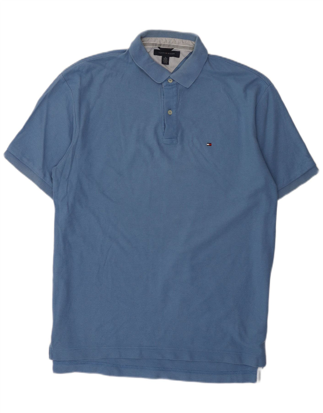 Camisa polo masculina TOMMY HILFIGER XL algodão azul