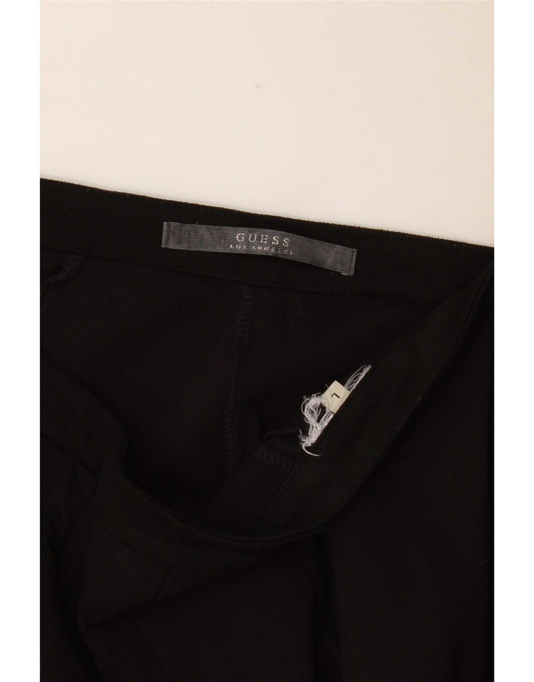 Guess Calça feminina casual slim grande W34 L27 preta