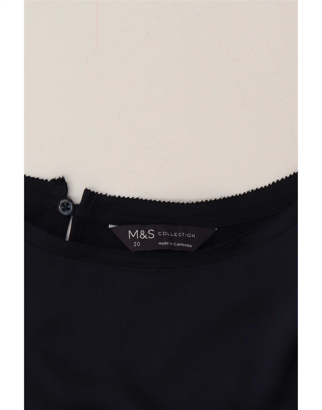 Blusa oversized feminina Marks & Spencer UK 20 2XL azul marinho