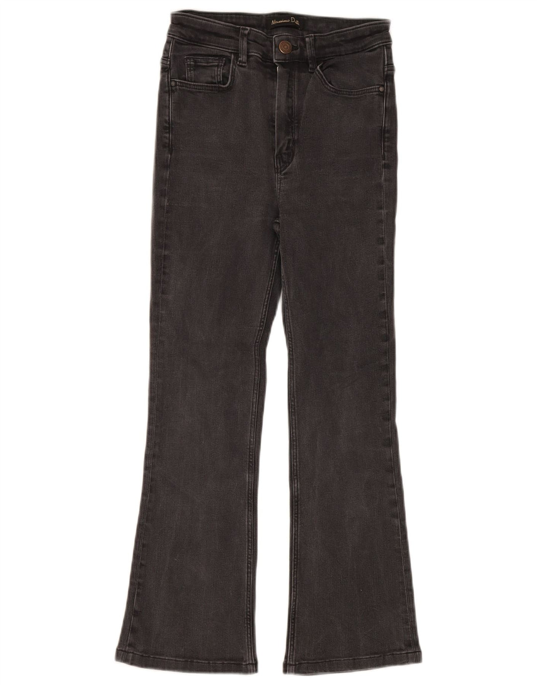 Calça jeans feminina Massimo Dutti EU 34 2XS W24 L24 cinza algodão