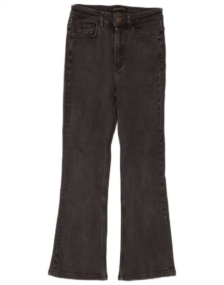 Calça jeans feminina Massimo Dutti EU 34 2XS W24 L24 cinza algodão