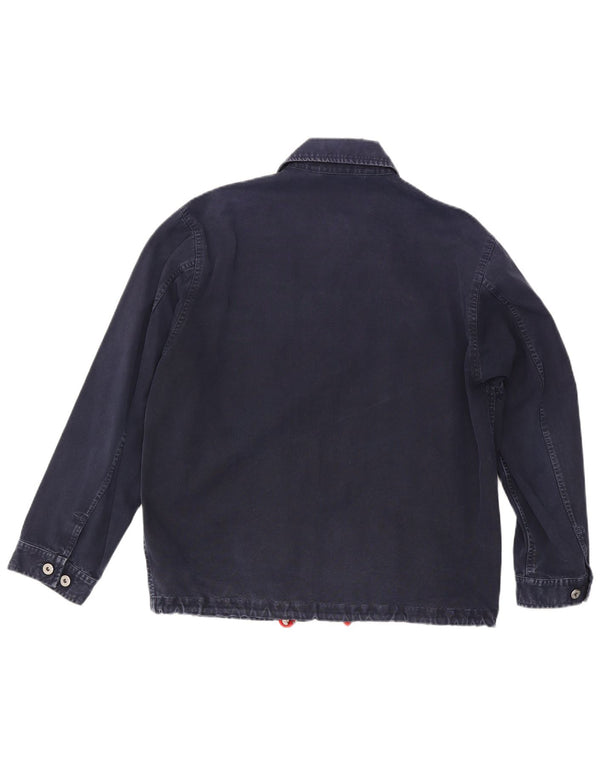 Jaqueta bomber masculina Murphy & Nye Reino Unido 38 algodão azul marinho médio