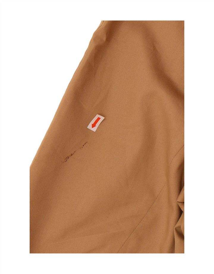 Jaqueta bomber masculina AQUASCUTUM UK 40 grande algodão bege