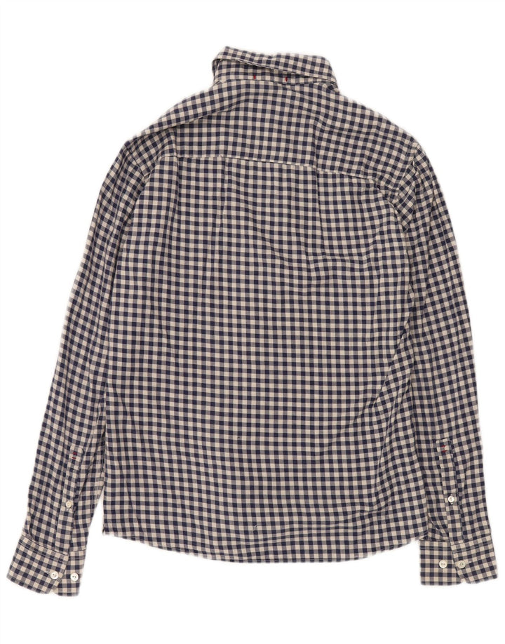 Camisa masculina de flanela WOOLRICH XS azul marinho algodão guingão