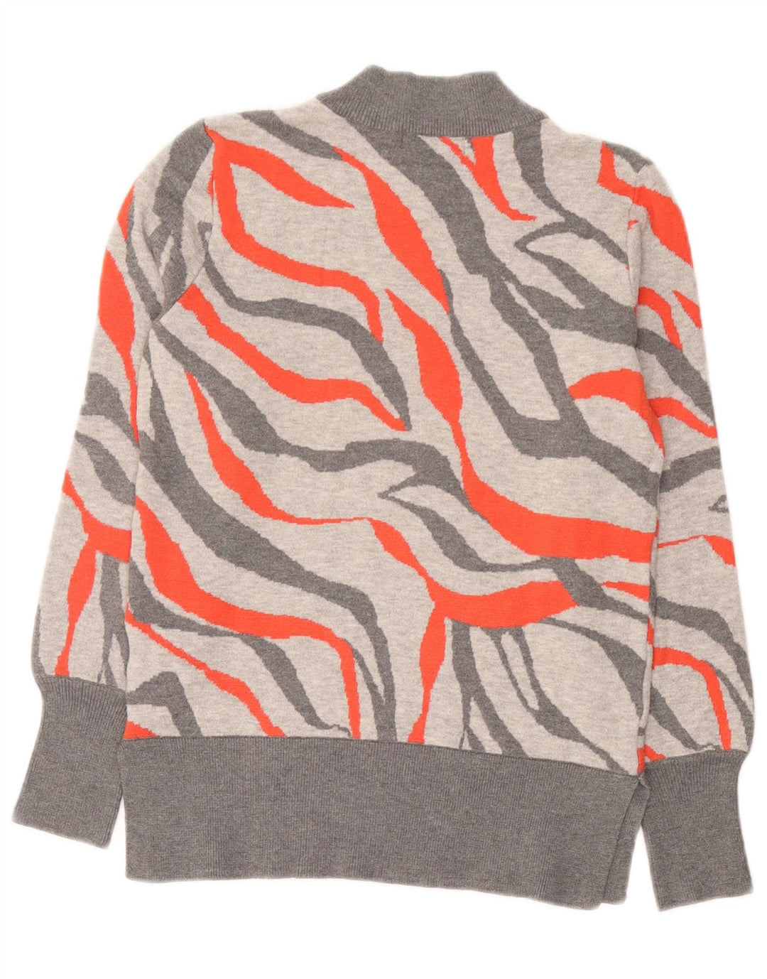Suéter feminino Marks & Spencer com gola tartaruga Reino Unido 10 pequeno cinza