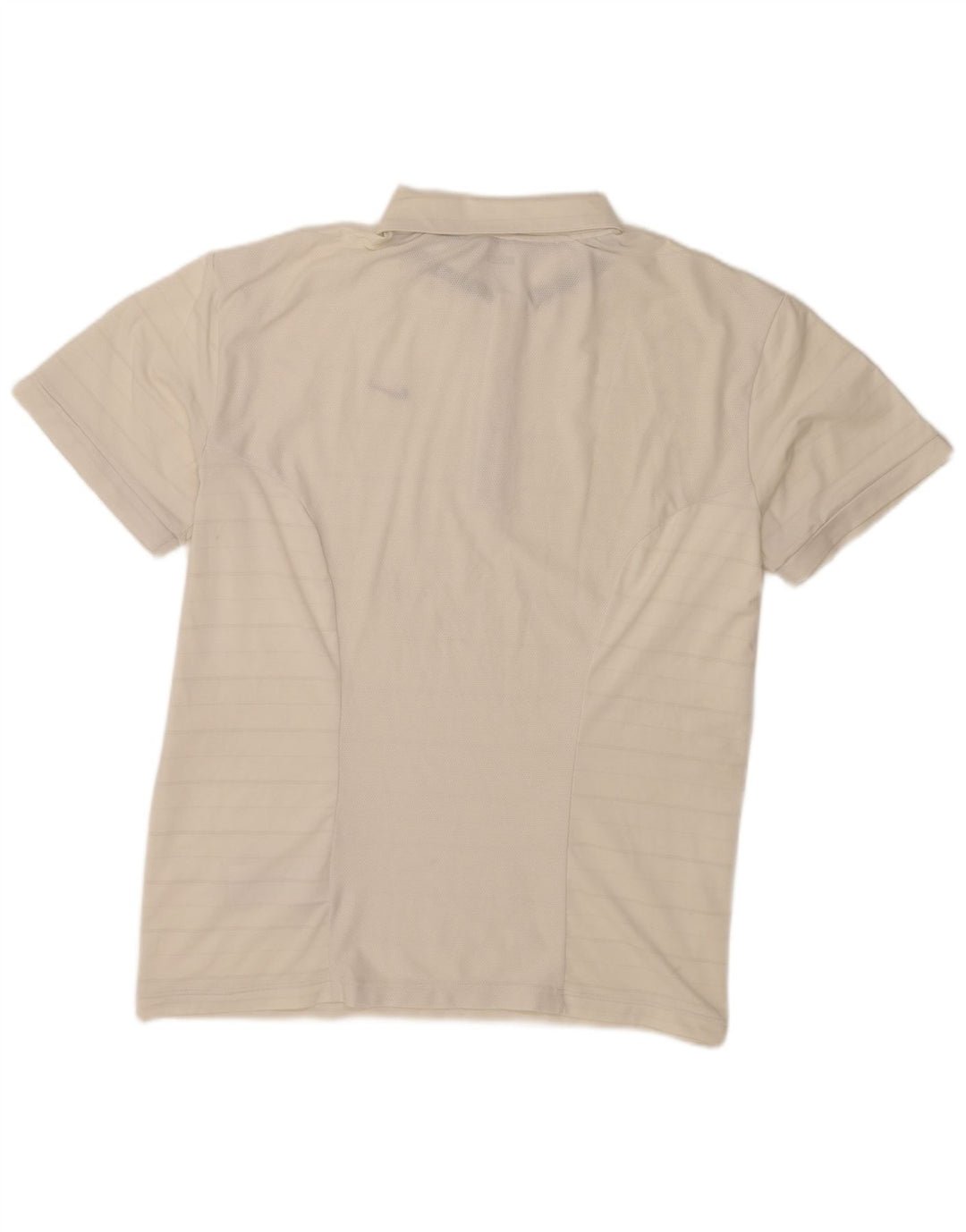 Camisa polo masculina Nike UK 47/48 2XL poliéster listrado branco