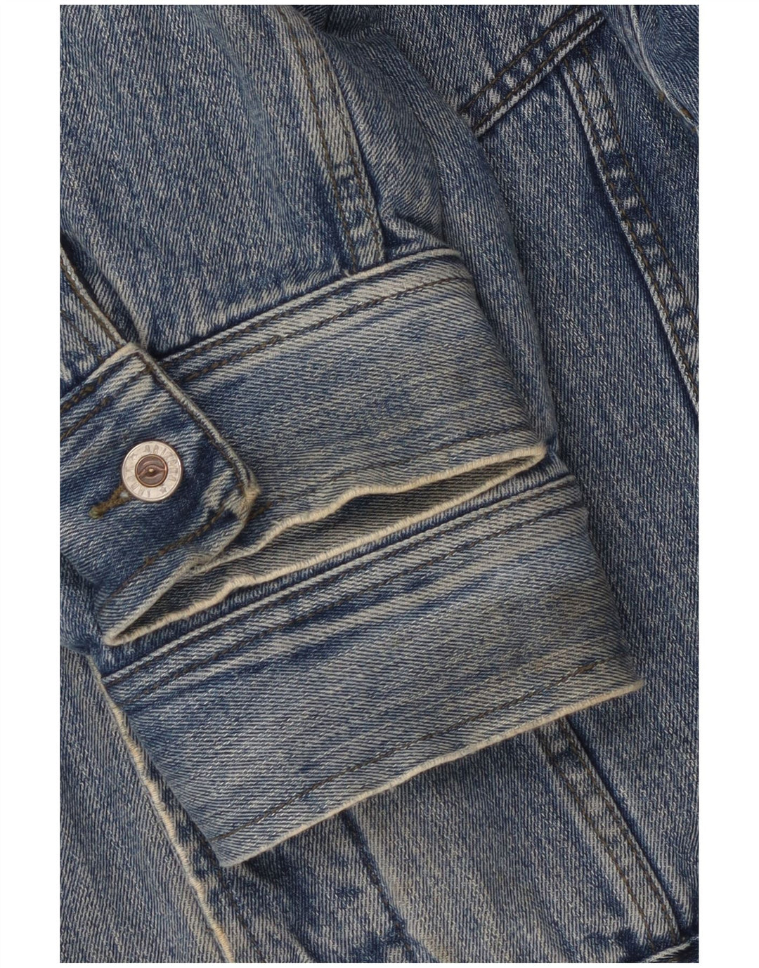 Jaqueta jeans masculina ARIZONA UK 40 grande azul poliamida