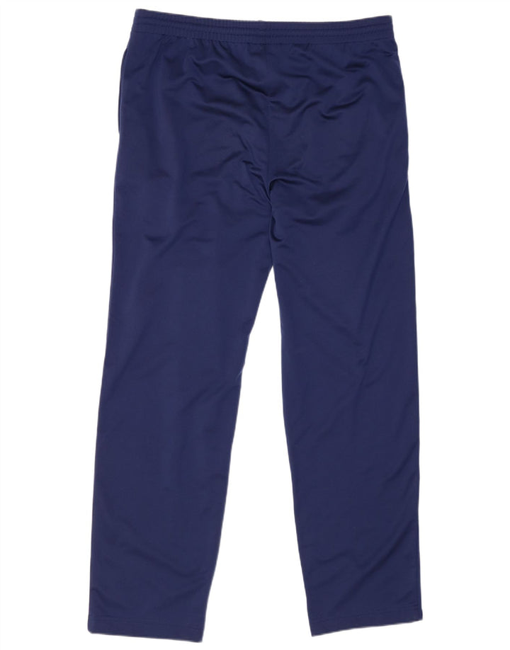 Calça de treino masculina Kappa grande poliéster azul marinho