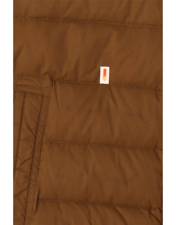 Jaqueta acolchoada masculina Timberland UK 36 pequena marrom