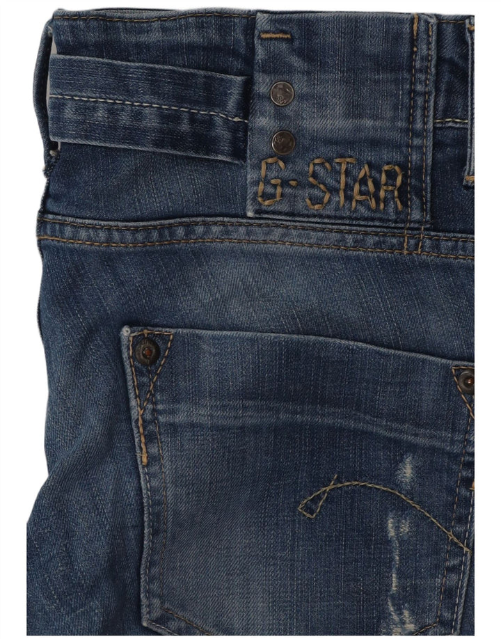 Jeans retos femininos desgastados G-STAR W29 L30 azul