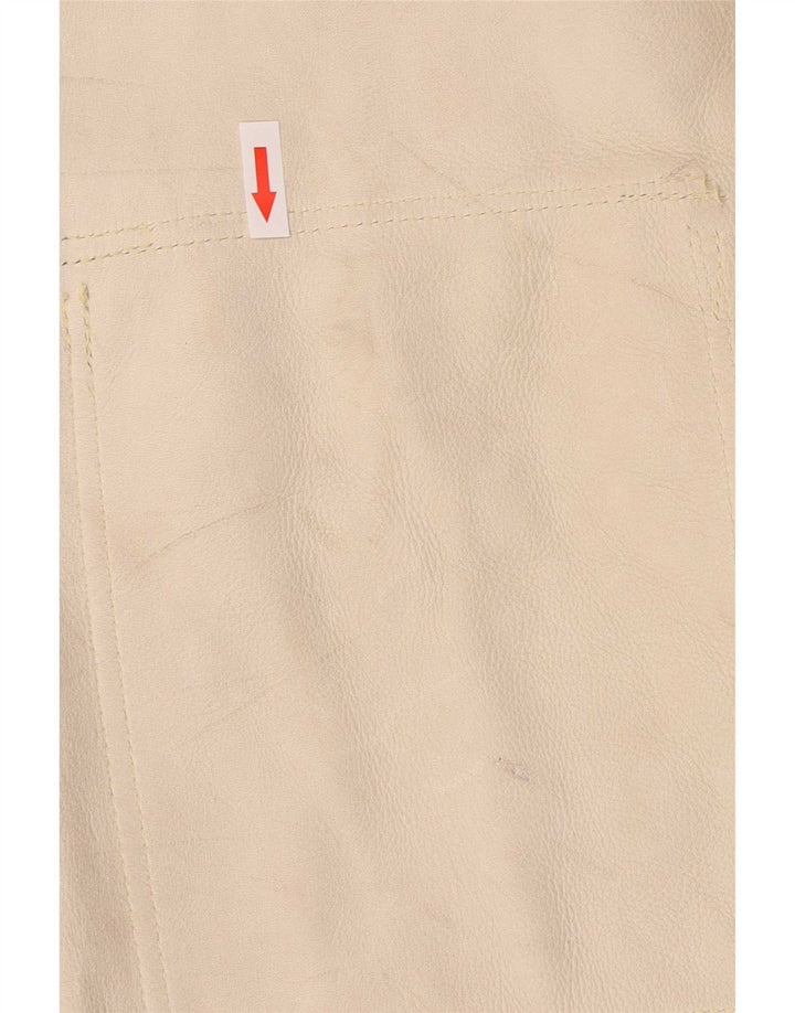 Jaqueta masculina vintage de camurça IT 50 grande bege