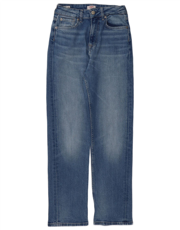 PEPE JEANS Jeans reto feminino W25 L28 algodão azul