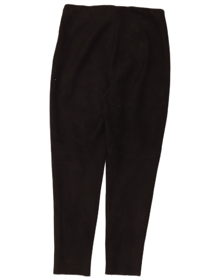 Zara Calça feminina casual slim média W28 L27 preta