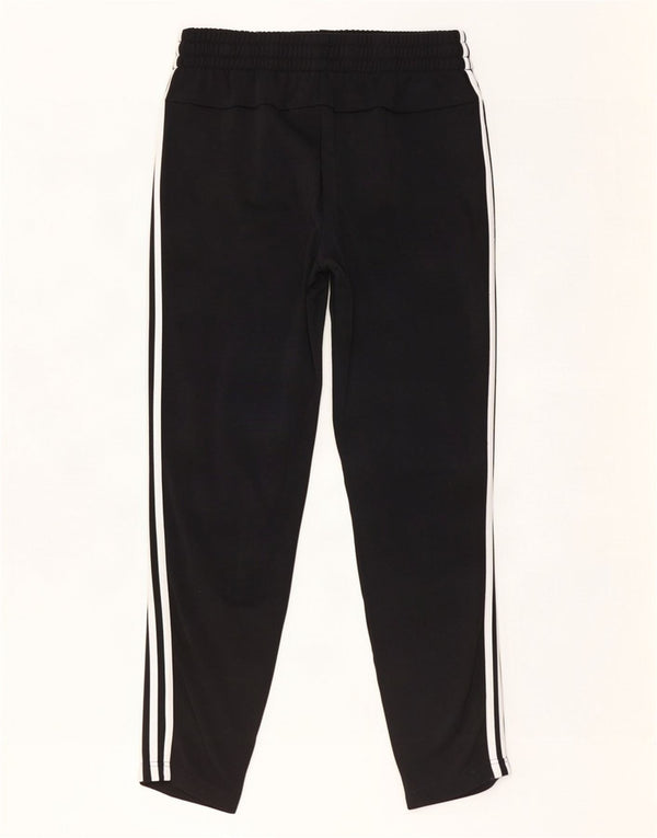 Calça de treino feminina Adidas UK 16/18 grande poliéster preto