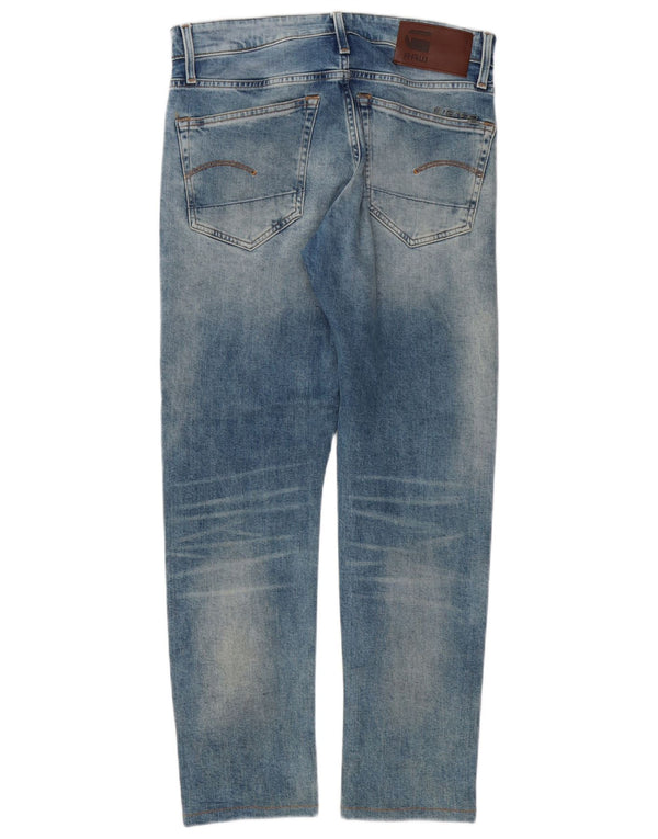 G-Star Masculino 3301 Slim Jeans W29 L29 Azul Algodão