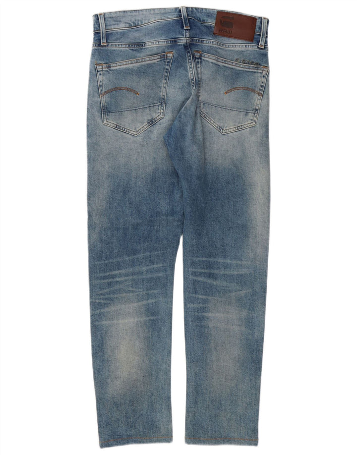 G-Star Masculino 3301 Slim Jeans W29 L29 Azul Algodão