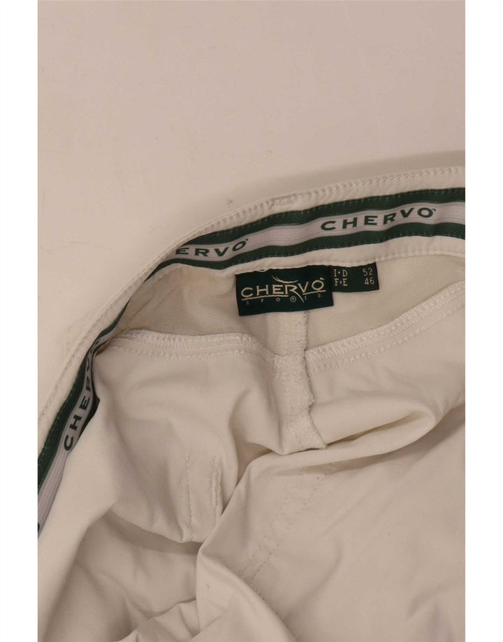 Calça casual reta masculina Chervo W34 L29 bege
