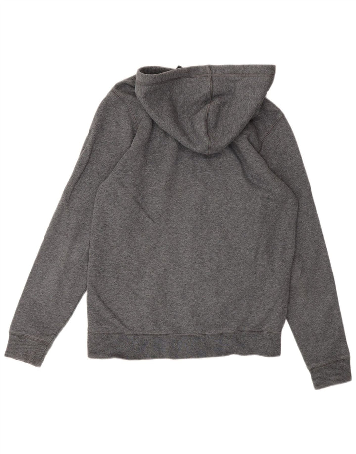 Suéter masculino Under ARMOR Cold Gear Zip com capuz pequeno algodão cinza