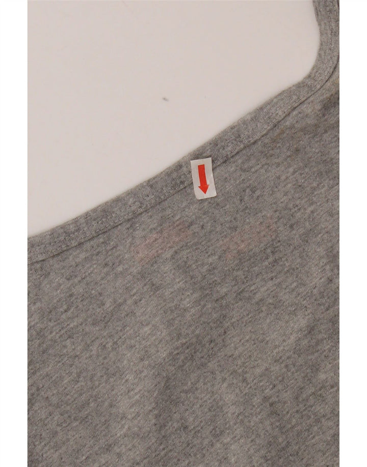 Vans Masculino Classic Fit Graphic Vest Top Médio Cinza Algodão