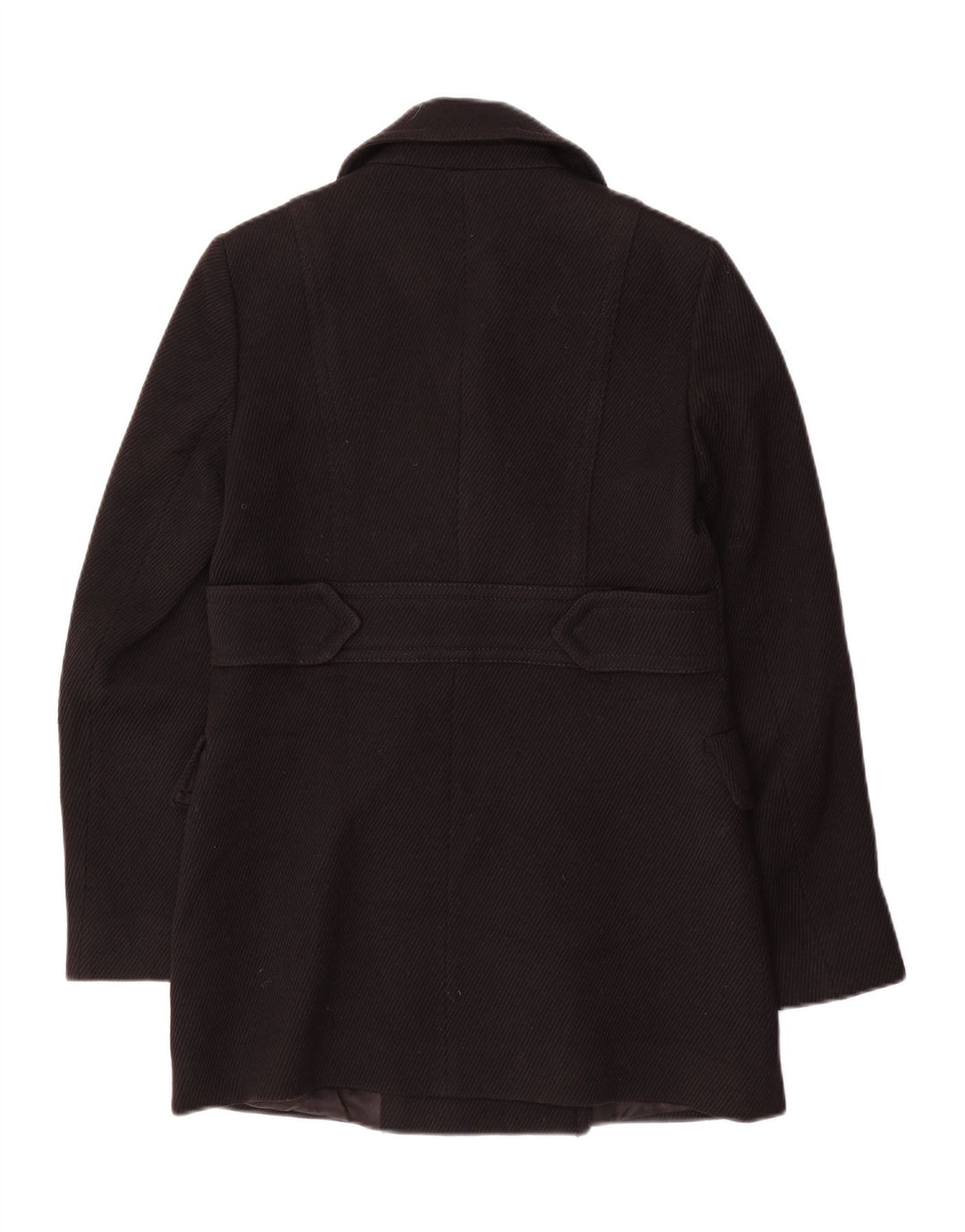 Casaco feminino Massimo Dutti com peito duplo UE 38 pequeno lã preta