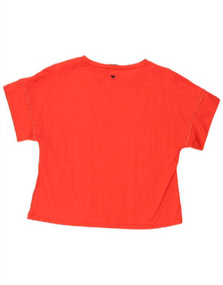 Max Mara Camiseta Feminina Top UK 14 Médio Vermelho