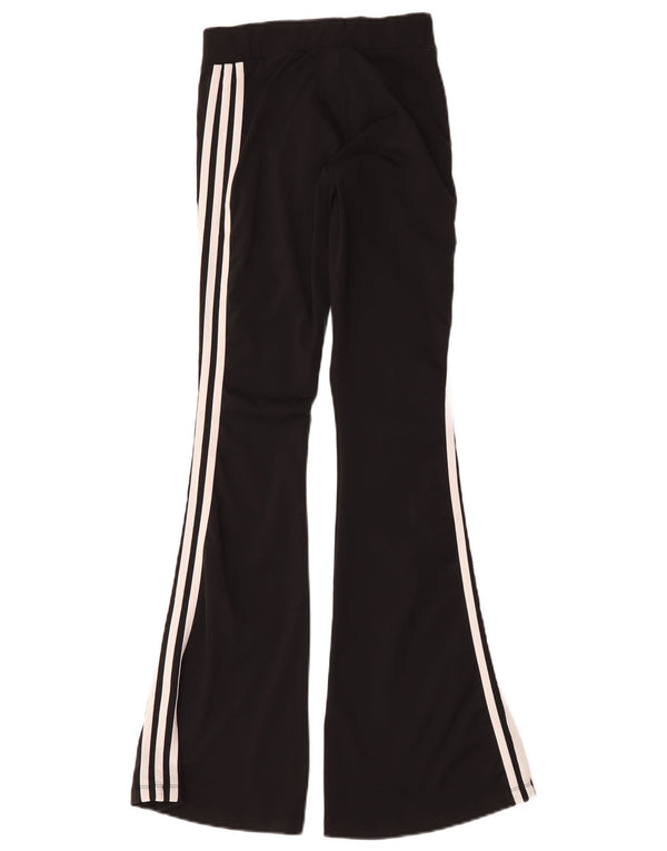 Adidas Womens Flare Leggings UK 8/10 Pequeno Poliéster Preto