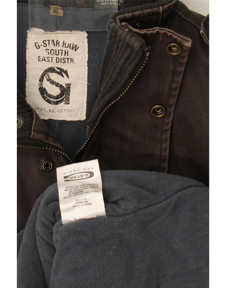 Jaqueta Parka masculina G-Star UK 42 XL algodão cinza