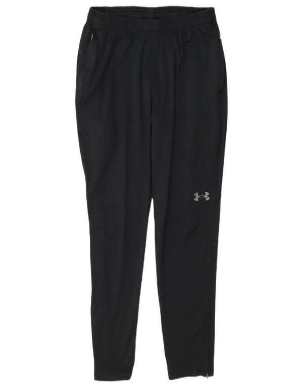 Under Armour Mens Calças de treino justas poliéster azul marinho médio