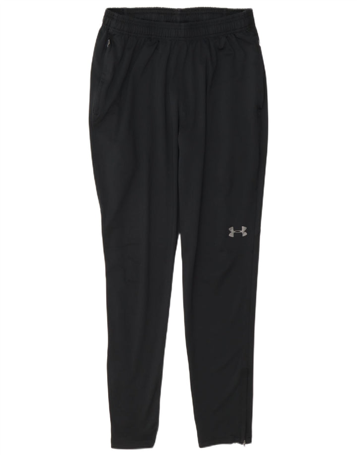 Under Armour Mens Calças de treino justas poliéster azul marinho médio