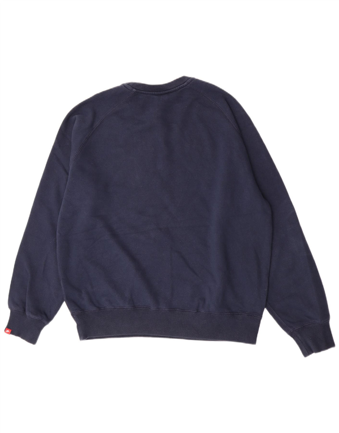 Moletom masculino Nike Jumper grande algodão azul marinho