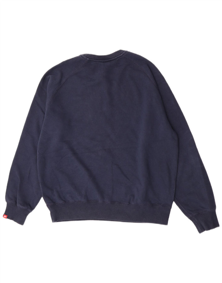 Moletom masculino Nike Jumper grande algodão azul marinho