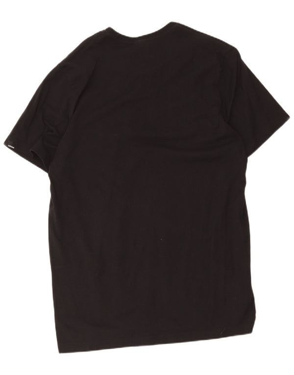 Adidas Mens Tall Graphic T-Shirt Top XL Algodão Preto